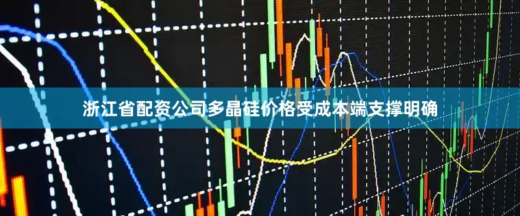 浙江省配资公司多晶硅价格受成本端支撑明确