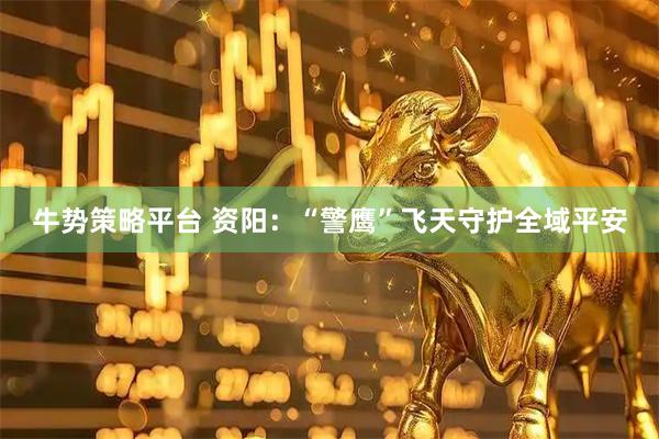 牛势策略平台 资阳：“警鹰”飞天守护全域平安